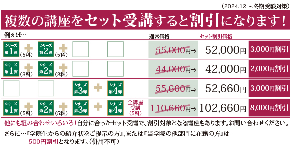 セット割引